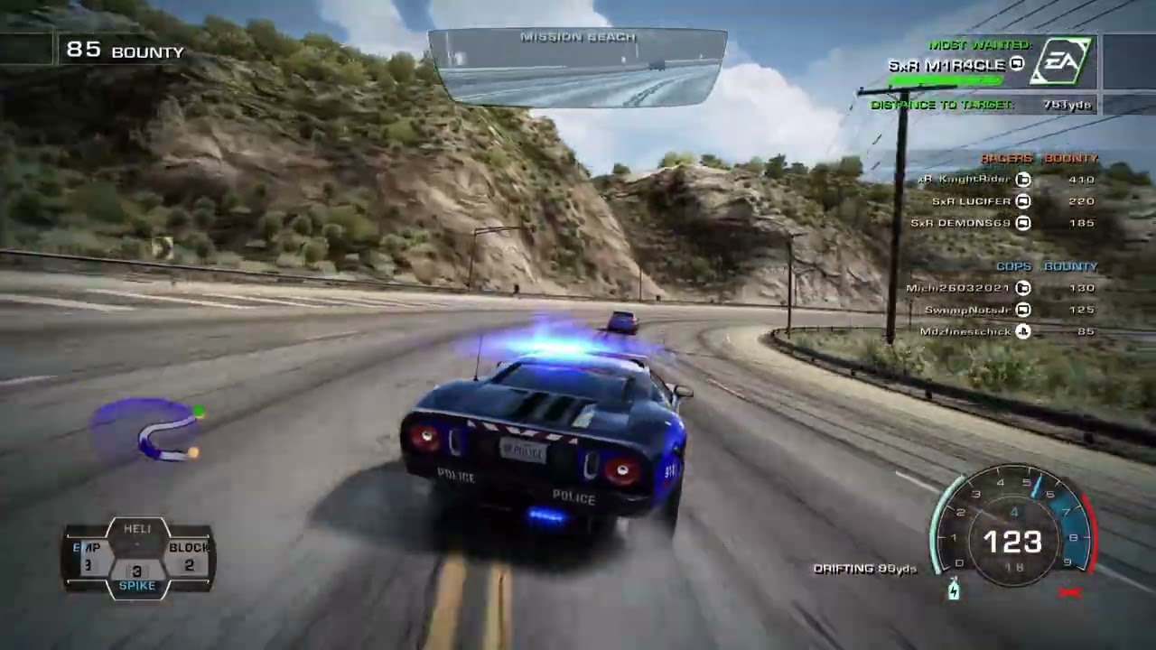 Testing out Need for speed Remastered