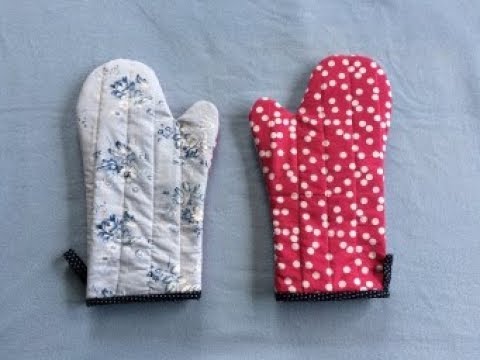 How to make oven gloves  old cloth oven gloves 