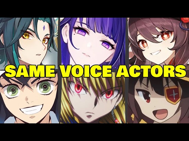 Genshin Impact All Characters 10  21 JP Voice Actor  Same Voice Roles  Complete Edition  YouTube