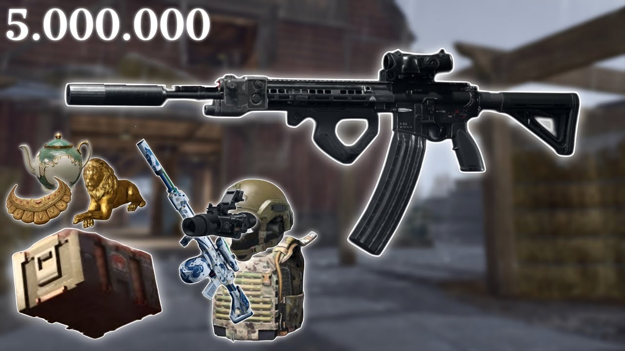 Playing with the H4 Gun in Gold Loot Drop Farm | Arena Breakout