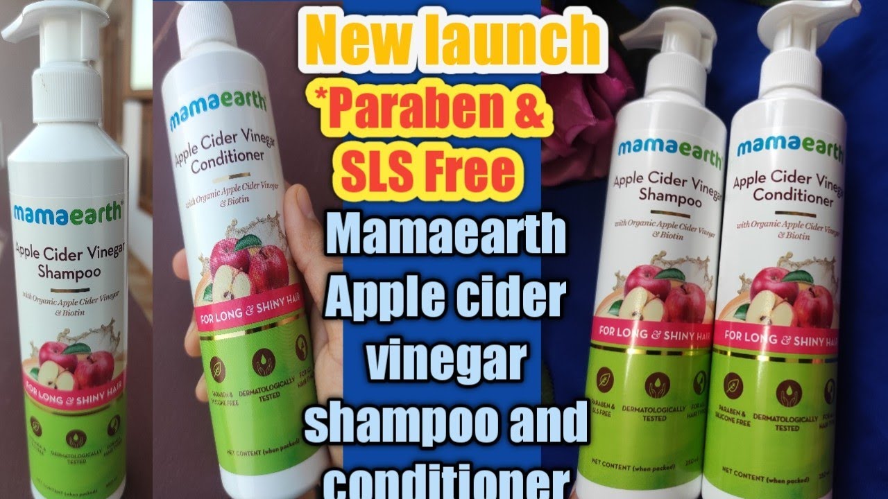 *Newly Launched* Mamaearth apple cider vinegar shampoo + conditioner