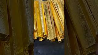 I Love Watching The Immersive Process Of Refining Au999 Gold Bars.