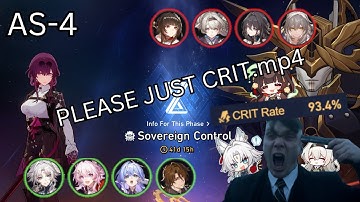 HSR 2.6 Apocalyptic Shadow 4 - E0S1 Feixiao, E1S0 Firefly, E0S0 Lingsha 3 stars clear