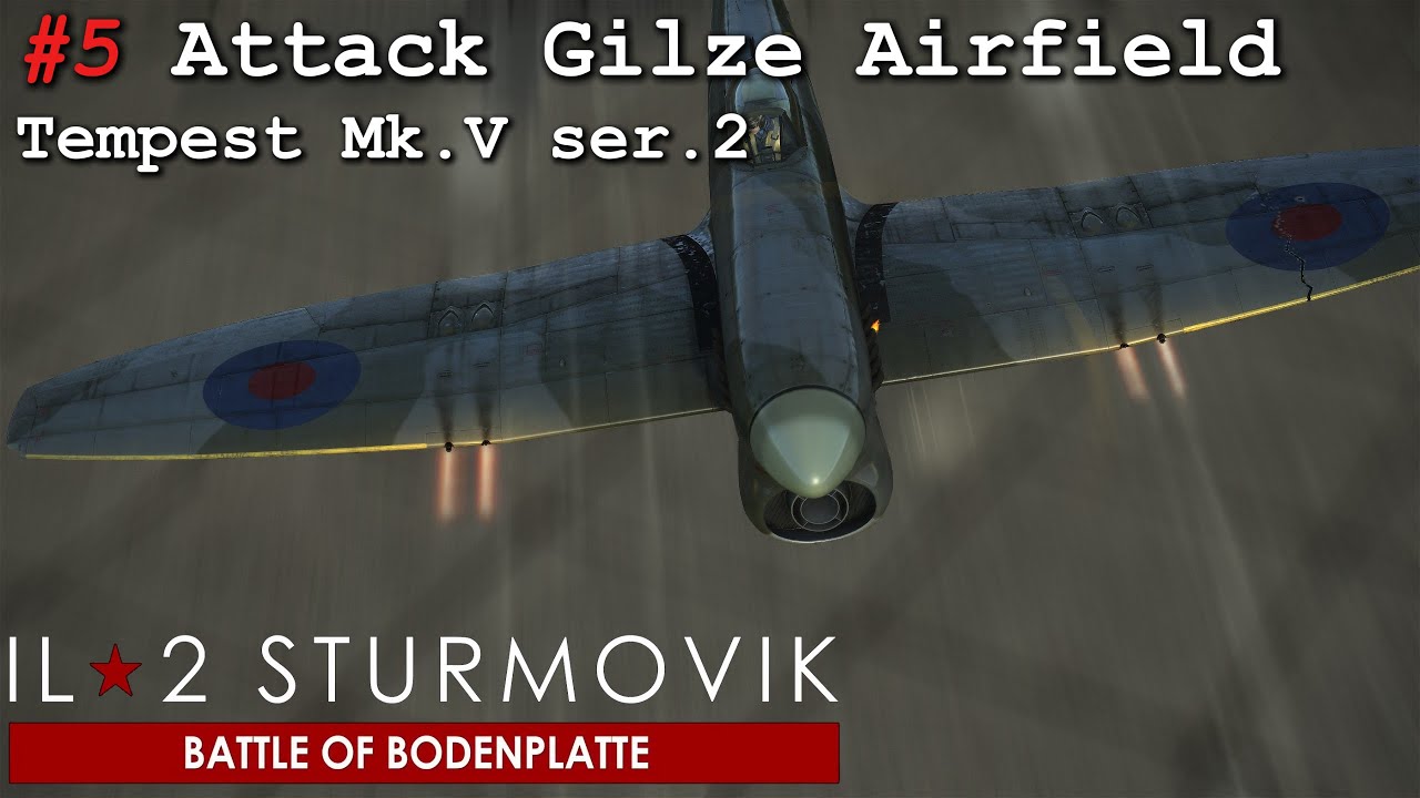 Tempest Attack on Gilze Airfield | IL2 Great Battles - Bodenplatte | Career Mode #5