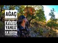 DAĞDA AĞAÇ EVİMDE YANLIZ İLK GECE(AKŞAM YEMEĞİ-SABAH KAHVALTISI)