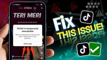 How to Fix "TikTok Is Temporarily Unavailable" on & iPhone | TikTok Not Working Fix 2025