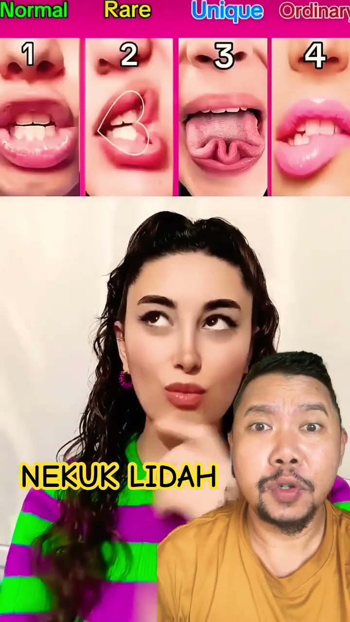 LIDAH KALIAN BISA DI TEKUK KAYAK GENE GAK!!??? #satisfying #humor #funny #memes #viralvideo