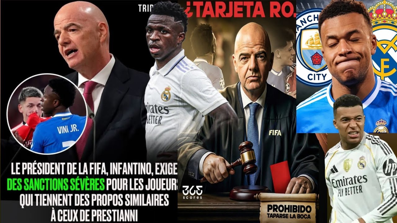 Prezidan la FIFA prezante yon nouvo lwa kont sou aksyon prestianni, mbappè poko moutre anyen?