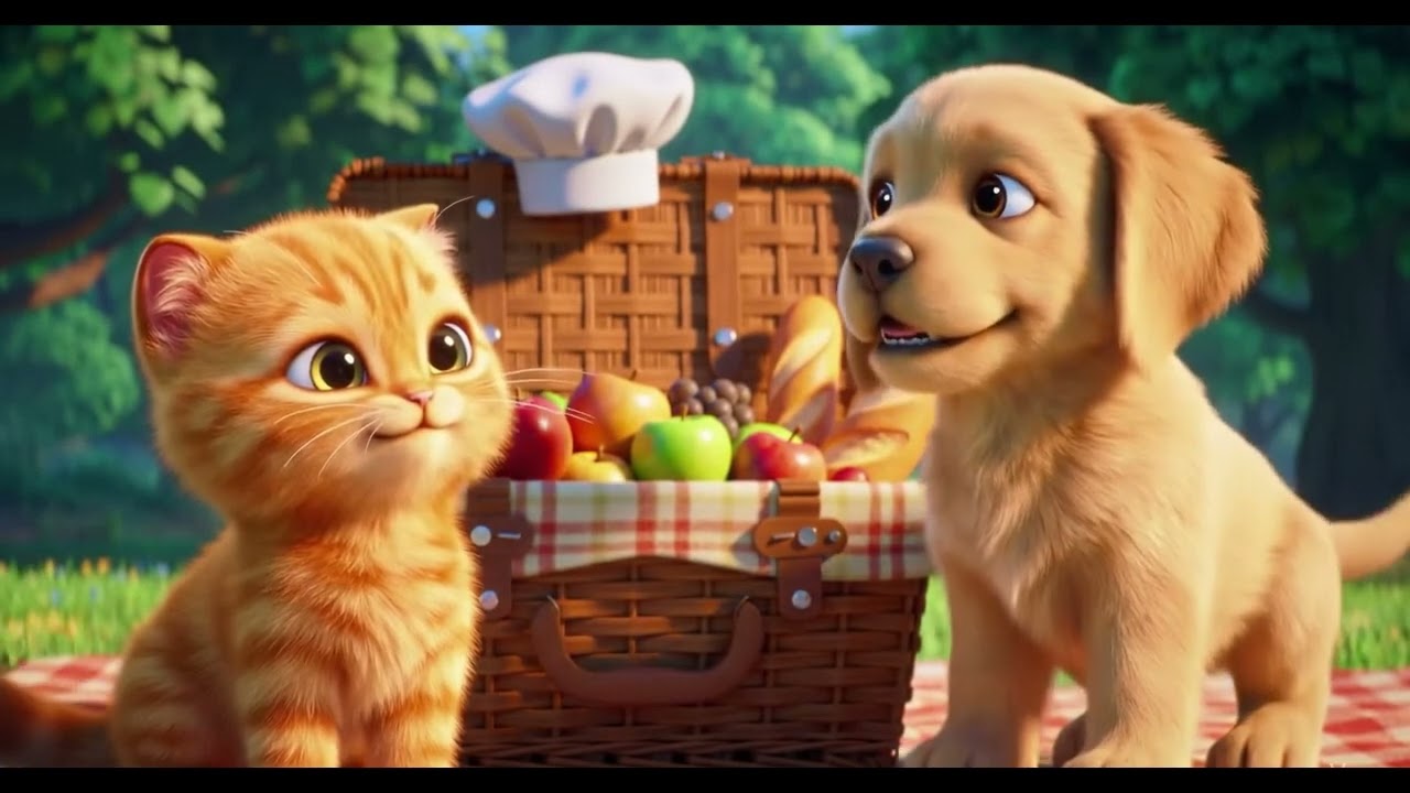 Kitten and Puppy’s Cookie Adventure 🍪 | Cute Animation for Kids