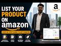 How to List Your Product on Amazon (Step-by-Step Guide for Beginners)