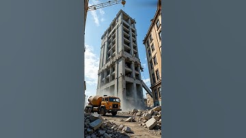 Incredible footage of a massive building collapsing in seconds!