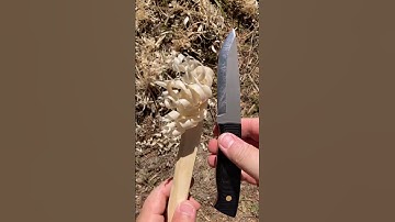 S#0027 ⚜️ EnZo Trapper 95 Scandi Feather Stick Making Fuzz Stick Featherstick Curles Feathersticking