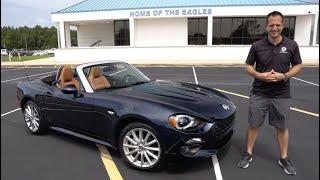 Why is the 2020 Fiat 124 Spider a BETTER sports car with a 6-speed manual?
