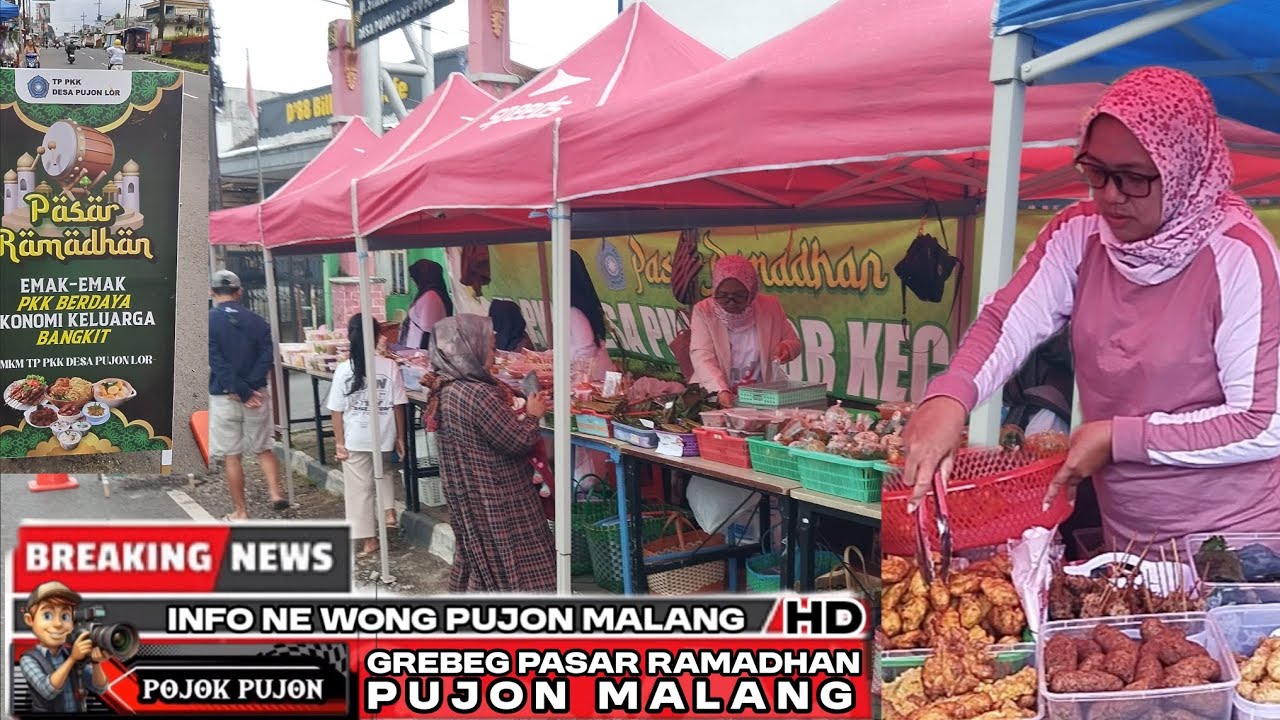 RAMADHAN KE 15 PEMBURU KULINER TAKJIL SEMANGKIN RAMAI'''PUJON MALANG