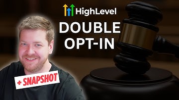 Double Opt-In in GoHighLevel einrichten (2025) 📩 DSGVO sicher & automatisiert ✅