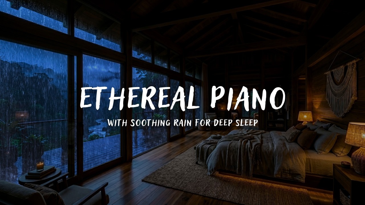 FALL ASLEEP EASY 😴 Relaxing Piano Music & Soothing Rain | Deep Sleep ...