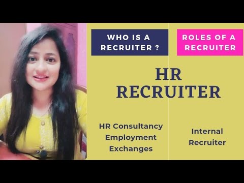 HR Recruiter | Role of HR Recruiter | HR consultant & Internal Recruiter #HR #role