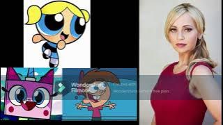 Bubbles, Unikitty and Timmy wishing Tara Strong a Happy Birthday