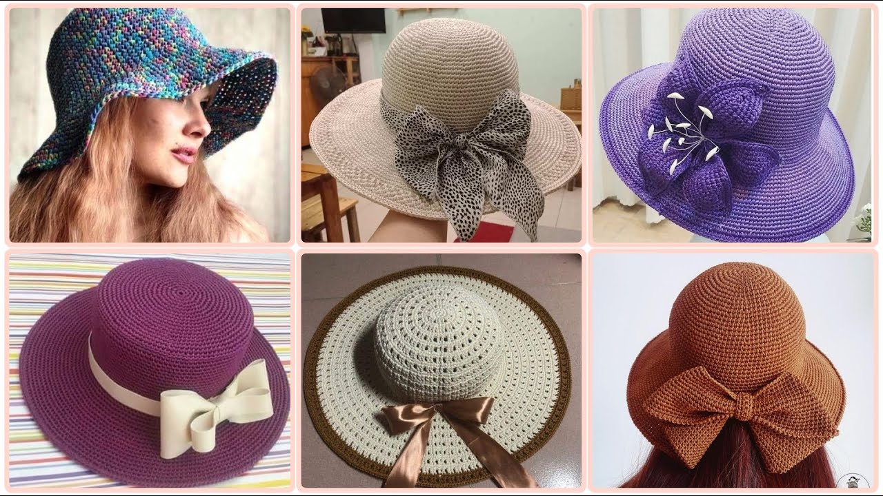 Beautiful Easy Hand Embroidery Crochet Hats Stunning Fabulous Crochet