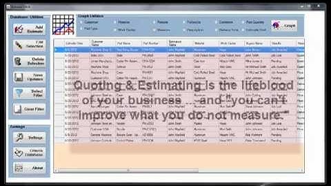 KipwareTRK Machine Shop Quotation Tracking Software