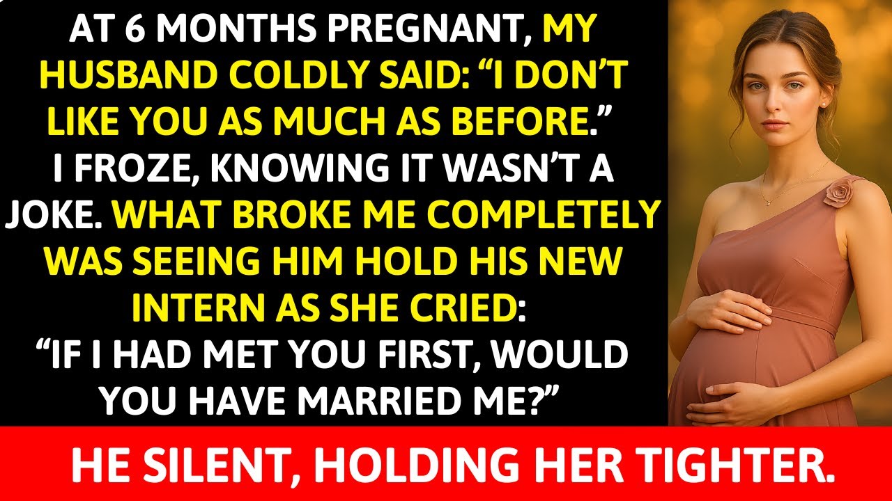 6 Months Pregnant, My Husband Joked: ‘I Don’t Love You Like Before’—But I Found Him at a Hotel With…