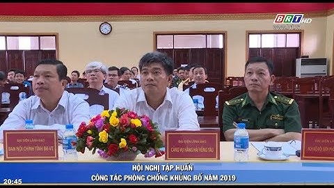 Tập huấn công tác phòng chống khủng bố 2019