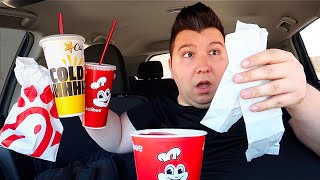 Letting The Person in FRONT of me DECIDE What I Eat for 24 HOURS!!