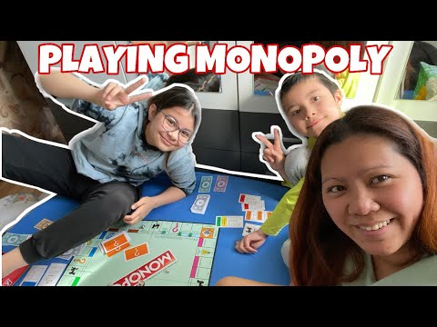 MONOPOLY GAME WITH ATE K & JAX! FAMILY BONDING ON SUNDAY! KIDS REALLY ENJOY IT! 