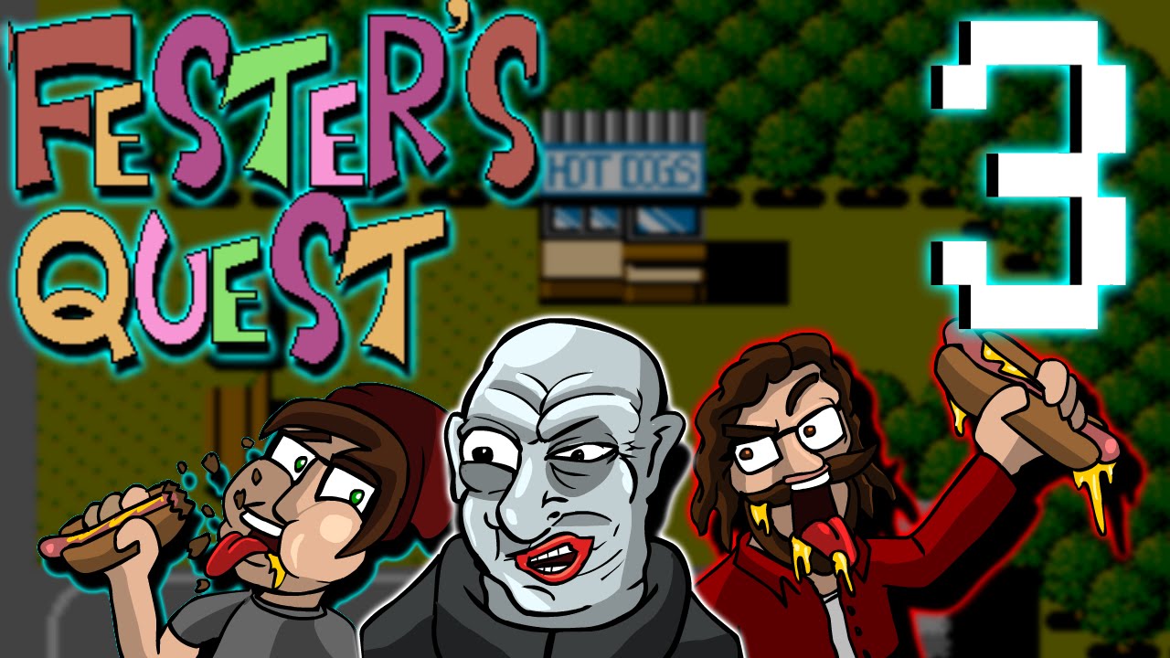 gaming logo Fester's Quest: Episode 3 - Fester Belmont, Alien Hunter! - Game Break