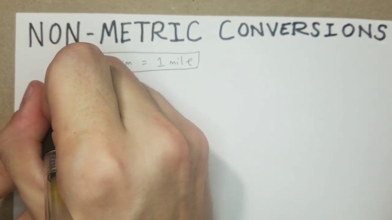 how-to-do-non-metric-conversions-general-chemistry-i-youtube