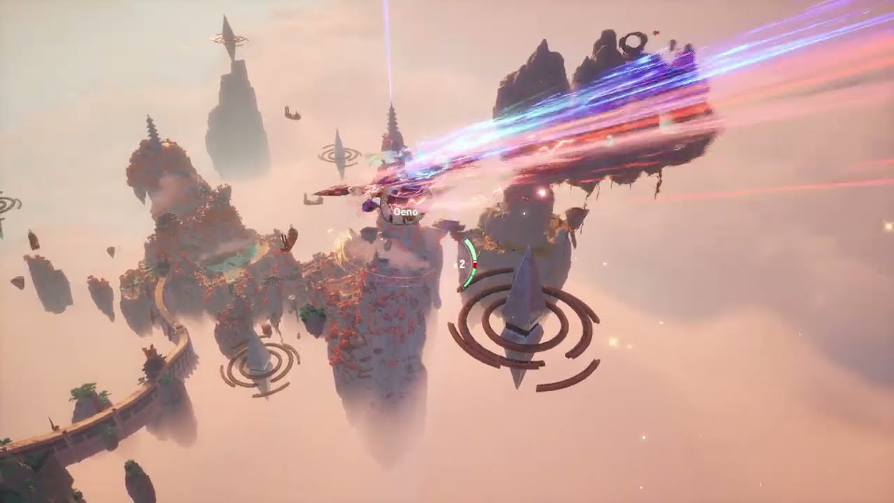 Tower of Fantasy - Flying from Aquaville to Ignisville