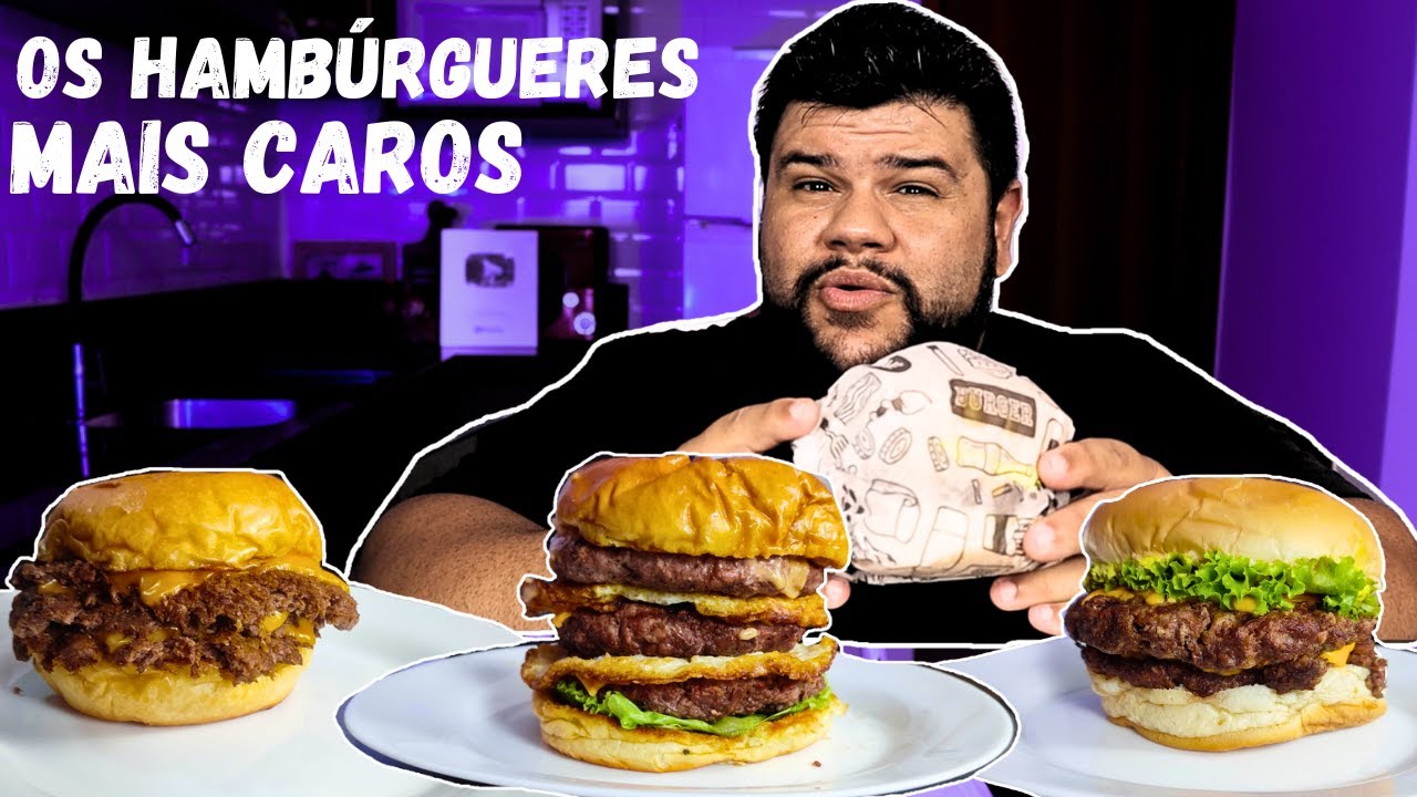 Comprei os Hambúrgueres Mais Caros da Cidade