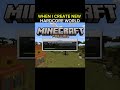 when I create new hardcor world