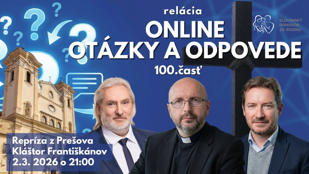 Online špeciál – Otázky a odpovede (100. časť) REPRÍZA