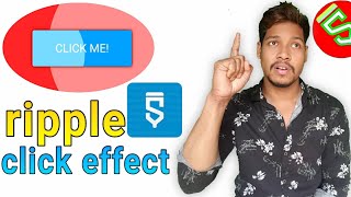 Ripple click effect any button in sketchware  activity/Aaura Technical