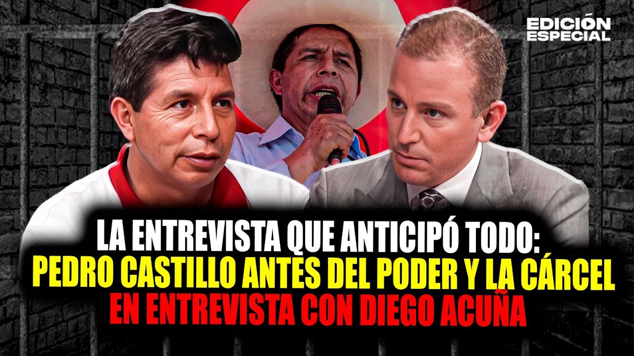 Revive la entrevista donde Diego Acuña destapo las incongruencias de Pedro Castillo.
