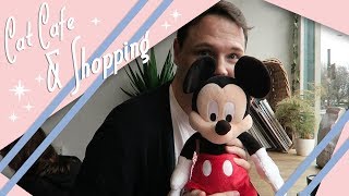 Cat Cafe & Disney Shopping | February 2018 | Adam Hattan Vlog | Feat: Gary C, BananaJamana & Tom