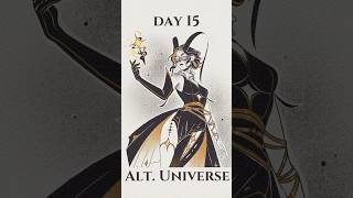 Inktober/October Day 15- In An Alternate Universe #inktober2025 #inktober #drawing #wutheringwaves