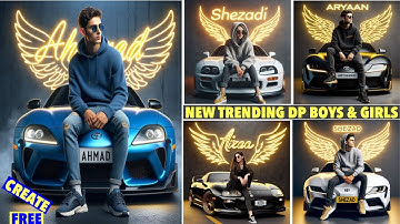 Create Trending 3D Boys & Girls Name images With Car | Viral 3D Photo Editing | Bing image creator