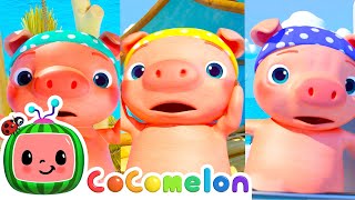 Three Little Pigs Pirate Version | CoComelon Furry Friends | Animals for Kids