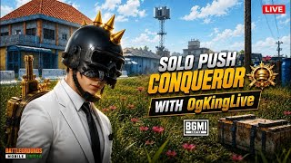 DAY -  1 I SOLO CONQUEROR RANK PUSH TIPS AND TRICKS BGMI  4.4 UPDATE   #OgKingLive #bgmi #live