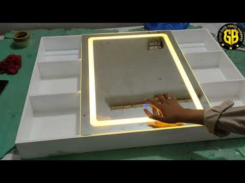 Video: Hoe maak je een spiegel met LED-verlichting?
