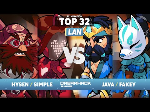 Hysen & Simple vs Java & Fakey - Top 32 - Dreamhack San Diego 2023 - LAN 2v2