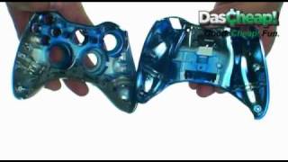 Unboxing Video of Chrome Blue Xbox 360 Controller Shell