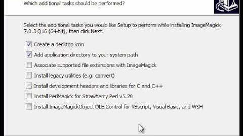 ImageMagick 7.0.3-0 install on Windows
