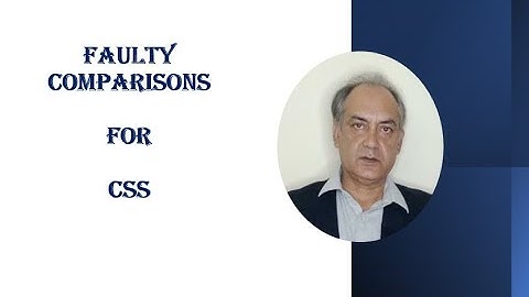 Faulty Comparisons CE