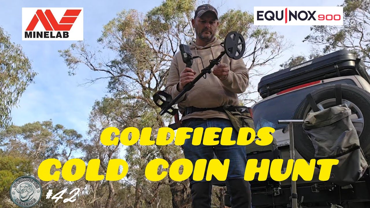 Goldfields Gold coin hunt                 metal detecting equinox900