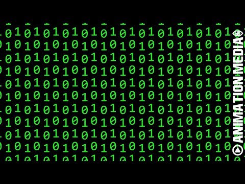 BINARY COMPUTER ONES AND ZEROS CODE ANIMATION BACKGROUND OVERLAY [CCM ...