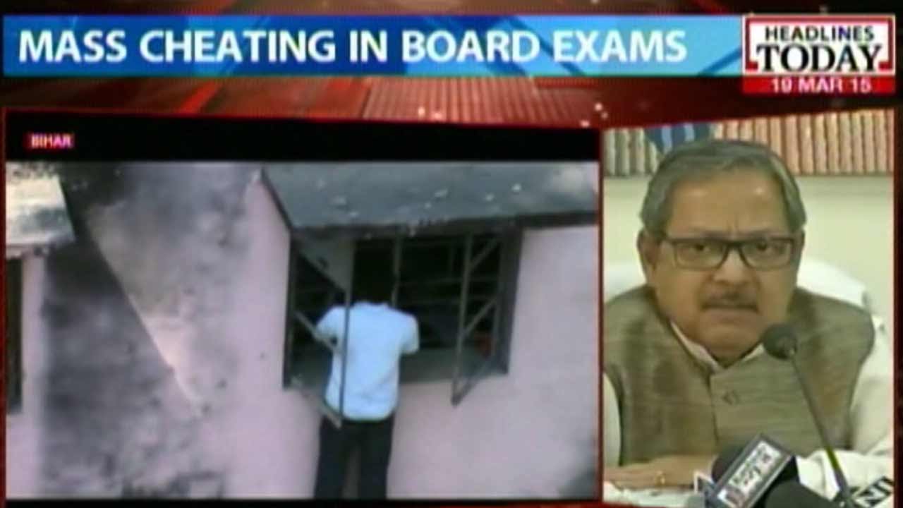 Open Cheating In Class 10 Board Exams In Bihar