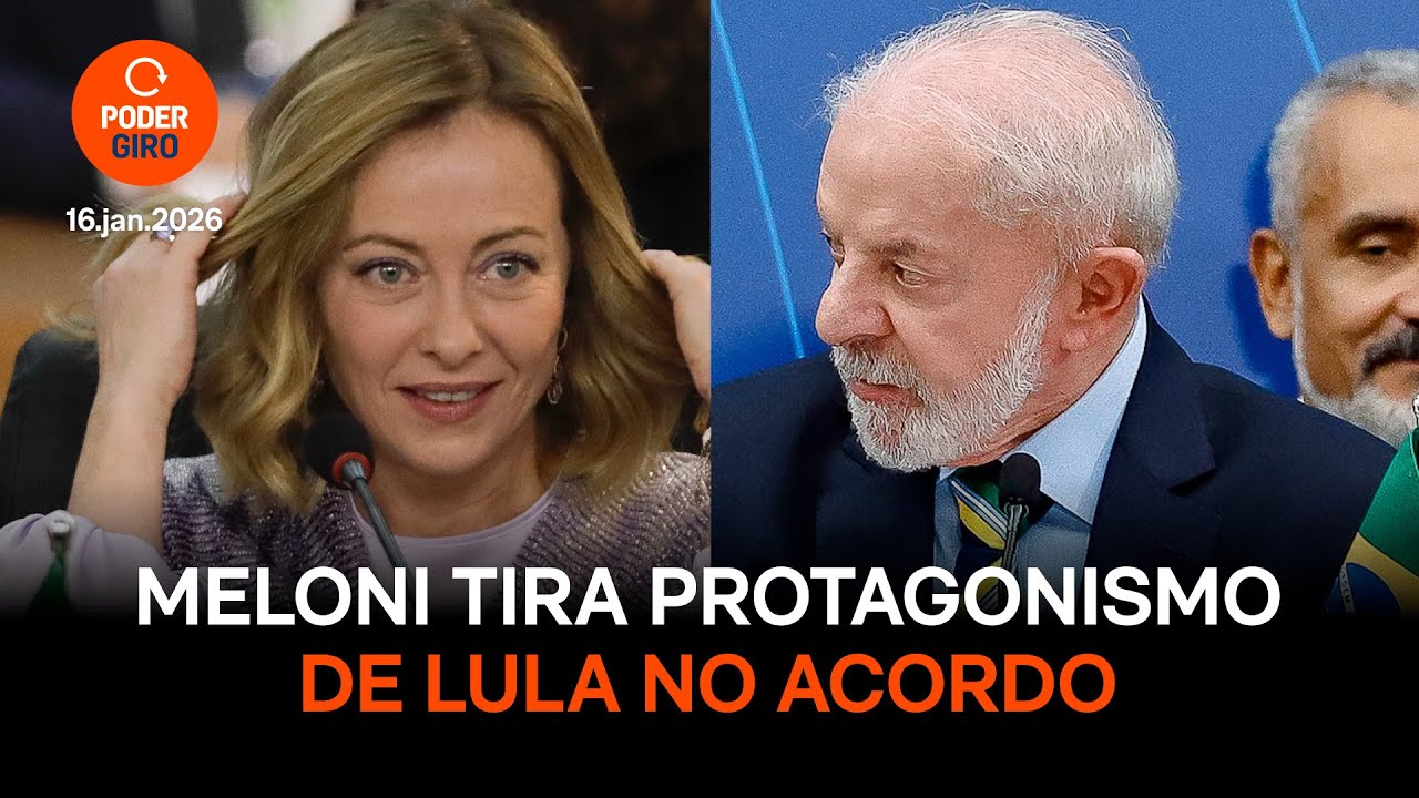 Meloni tira protagonismo de Lula no acordo UE-Mercosul
